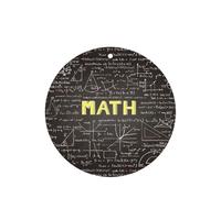Ambientador de coche con diseño de matemáticas escolares, 10 hojas perfumadas para colgar