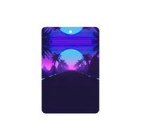 Ambientador de coche con diseño de música, verano, playa, 10 unidades, hojas colgantes perfumadas