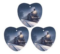 Ambientador de coche con diseño de noche de nieve, ferrocarril, para colgar, tarjetas perfumadas, lindas lavanda, ambientadores de coche de larga duración, para mujeres y hombres, ambientador natural