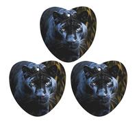 Ambientador de coche con diseño de pantera con ojos azules, tarjetas perfumadas colgantes, bonitos ambientadores blancos de larga duración, aromas de coches nuevos para mujeres y hombres, ambientador