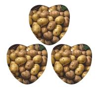 Ambientador de coche con diseño de papas de jardín, 3 unidades, tarjetas perfumadas, lindas tarjetas aromáticas negras de larga duración, para mujeres y hombres, ambientador natural con cordón para