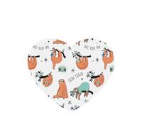 Ambientador de coche con diseño de perezoso de animales divertidos, 10 hojas perfumadas para colgar