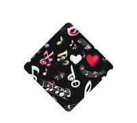 Ambientador de coche con diseño de símbolos musicales, 10 hojas colgantes perfumadas con cuerda para el hogar