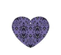 Ambientador de coche con diseño de terror sobre fondo morado, 10 unidades, hojas de ambientador con cuerda para coches y hogar