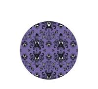 Ambientador de coche con diseño de terror sobre fondo morado, 10 unidades, hojas de ambientador con cuerda para coches y hogar