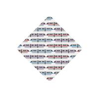 Ambientador de coche con diseño de tren monorraíl, 10 piezas, hojas de ambientador con cuerda para coche y hogar