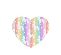 Ambientador de coche con diseño de unicornios en rayas coloridas, 10 hojas perfumadas para colgar