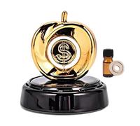 Ambientador de coche con energía solar, aromaterapia solar rotativa para automóviles - Ornamento de perfume interior para el hogar,Difusor automático de aceite de gasolina de diseño de frutas para t