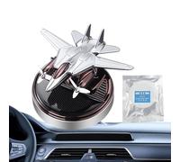 Ambientador de coche con energía solar, difusor de aromaterapia solar giratorio para aviones, difusor de aceite natural para desodorización y alivio de la fatiga para el coche y el hogar