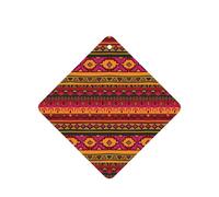 Ambientador de coche con estampado bohemio de arte popular mexicano, 10 hojas colgantes perfumadas para coche