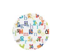 Ambientador de coche con estampado de alfabeto animal, 10 unidades, hojas de ambientador con cuerda para coches y hogar