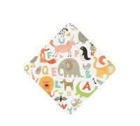 Ambientador de coche con estampado de animales del alfabeto del zoológico, 10 unidades, hojas de ambientador con cuerda para coche y hogar