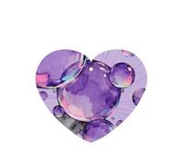 Ambientador de coche con estampado de burbujas moradas para colgar, paquete de 6 ambientadores de coche con aroma a lavanda para coche y hogar