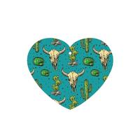 Ambientador de coche con estampado de cactus y calavera de toro, 10 unidades, hojas de ambientador con cuerda para coche y hogar