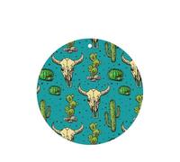 Ambientador de coche con estampado de cactus y calavera de toro, 10 unidades, hojas de ambientador con cuerda para coche y hogar