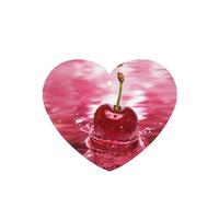 Ambientador de coche con estampado de cerezas rojas, 10 unidades, hojas de ambientador con cuerda para coche y hogar