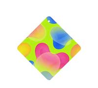 Ambientador de coche con estampado de color caramelo, paquete de 6 ambientadores de coche con aroma a lavanda para coche y hogar