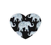 Ambientador de coche con estampado de elefante, 10 hojas perfumadas para colgar