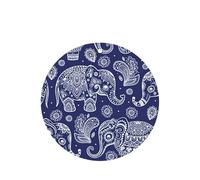 Ambientador de coche con estampado de elefante bohemio, 10 hojas perfumadas para colgar