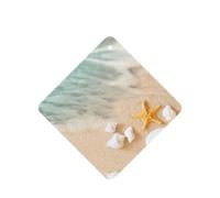 Ambientador de coche con estampado de estrella de mar, 10 unidades, hojas colgantes perfumadas con cuerda para el hogar