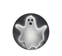 Ambientador de coche con estampado de fantasmas de Halloween negro y Halloween, hojas colgantes perfumadas con cuerda para el hogar