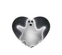 Ambientador de coche con estampado de fantasmas de Halloween negro y Halloween, hojas colgantes perfumadas con cuerda para el hogar