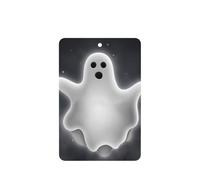 Ambientador de coche con estampado de fantasmas de Halloween negro y Halloween, hojas colgantes perfumadas con cuerda para el hogar