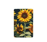 Ambientador de coche con estampado de girasol y flores silvestres, 10 hojas colgantes perfumadas para coche