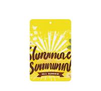 Ambientador de coche con estampado de Hello Sunshine, 10 unidades, hojas colgantes perfumadas con cuerda para el hogar