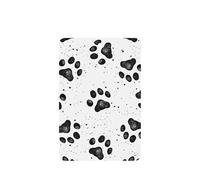 Ambientador de coche con estampado de huellas de perro, 10 hojas perfumadas para colgar