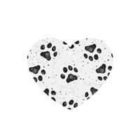 Ambientador de coche con estampado de huellas de perro, 10 hojas perfumadas para colgar