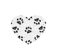 Ambientador de coche con estampado de huellas de perro, 10 hojas perfumadas para colgar