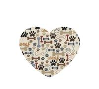 Ambientador de coche con estampado de huellas de perro, 10 piezas, accesorios para colgar en el coche, con cuerdas para decoración