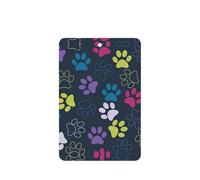 Ambientador de coche con estampado de huellas de perro, 10 piezas, hojas de ambientador con cuerda para coche y hogar