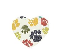 Ambientador de coche con estampado de huellas de perro, 10 piezas, hojas de ambientador con cuerda para coche y hogar