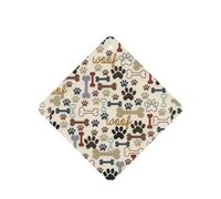 Ambientador de coche con estampado de huesos, de perro, 10 hojas perfumadas para colgar