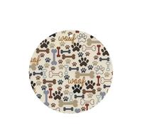 Ambientador de coche con estampado de huesos, de perro, 10 hojas perfumadas para colgar