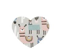 Ambientador de coche con estampado de llama, 10 piezas, hojas aromáticas, accesorios para colgar en el coche con cuerdas para decoración