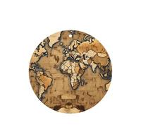 Ambientador de coche con estampado de mapa del mundo, 10 unidades, hojas colgantes perfumadas con cuerda para el hogar