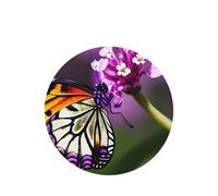 Ambientador de coche con estampado de mariposas moradas, 10 unidades, hojas colgantes perfumadas con cuerda para el hogar