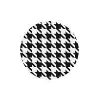 Ambientador de coche con estampado de pata de gallo, 10 hojas perfumadas para colgar
