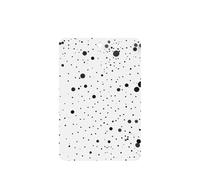 Ambientador de coche con estampado de puntos en blanco y negro, 10 hojas perfumadas para colgar