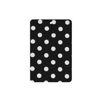 Ambientador de coche con estampado de puntos grandes, 10 unidades, color blanco y negro, accesorios para colgar en el coche con cuerdas para decoración