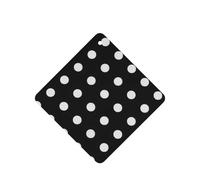 Ambientador de coche con estampado de puntos grandes, 10 unidades, color blanco y negro, accesorios para colgar en el coche con cuerdas para decoración