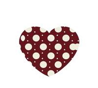 Ambientador de coche con estampado de puntos rojos, ambientadores colgantes para coche, accesorios de coche para mujeres y hombres