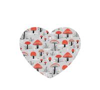 Ambientador de coche con estampado de setas de dibujos animados, 10 unidades, hojas colgantes perfumadas con cuerda para el hogar