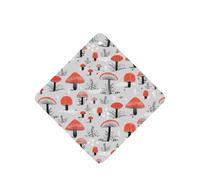Ambientador de coche con estampado de setas de dibujos animados, 10 unidades, hojas colgantes perfumadas con cuerda para el hogar