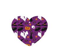 Ambientador de coche con estampado de terror de Halloween, color morado, 10 hojas perfumadas para colgar