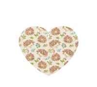 Ambientador de coche con estampado floral de erizos, 10 piezas, hojas aromáticas, accesorios para colgar en el coche con cuerdas para decoración