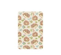 Ambientador de coche con estampado floral de erizos, 10 piezas, hojas aromáticas, accesorios para colgar en el coche con cuerdas para decoración